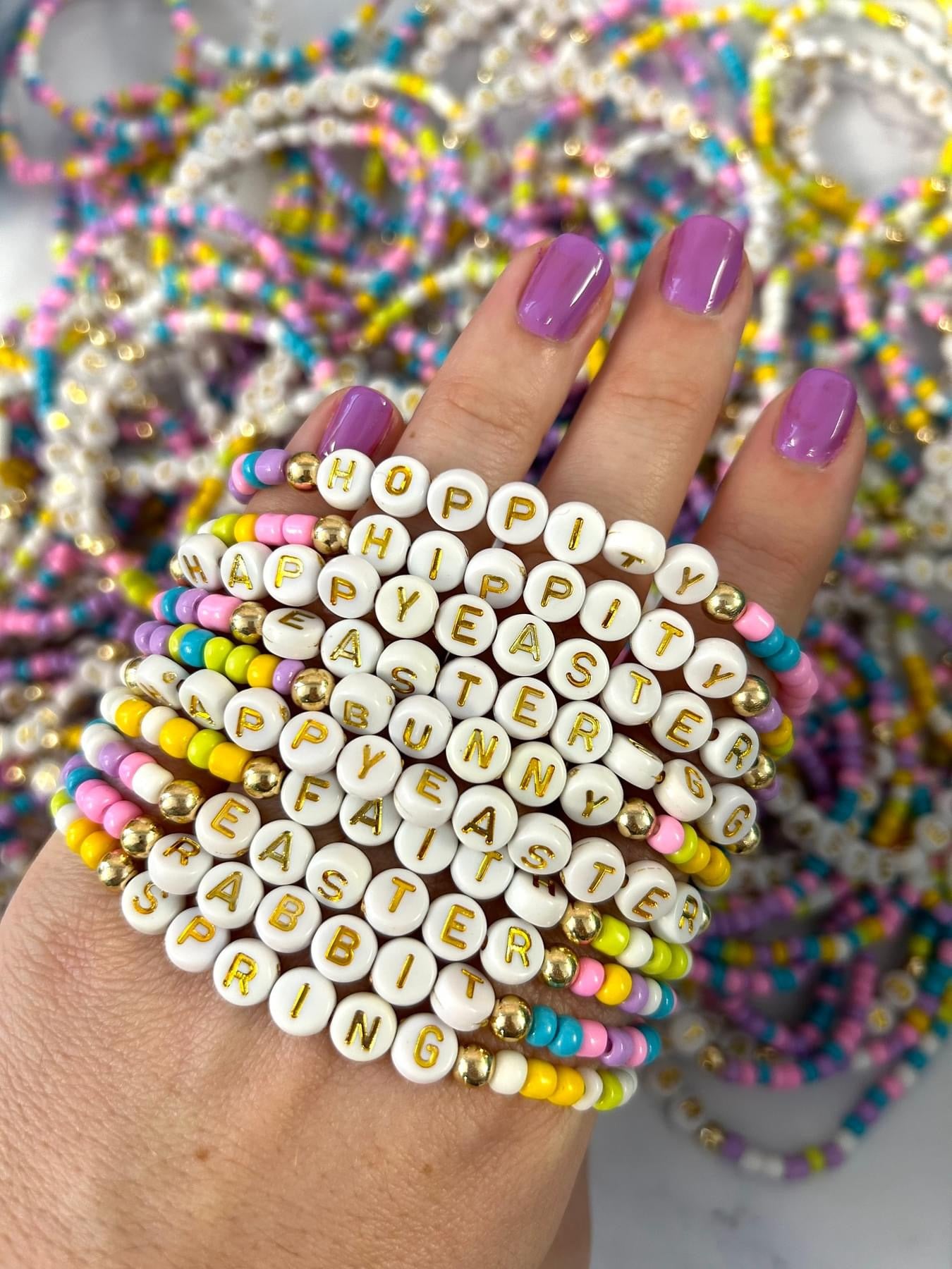 Easter Stretch Bracelets